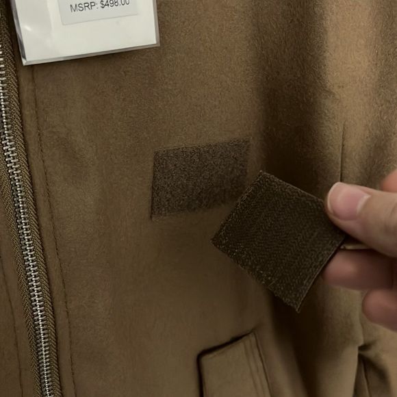 7FAM Tan Bomber M w/Italian Fabric - Picture 3 of 9